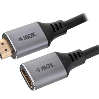 Kabel przedłużka HDMI do HDMI 4k złota wtyczka 2m
