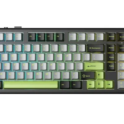 Klawiatura gasket F99 Pro Black+Gray+Green GrayWood switch RGB AULA