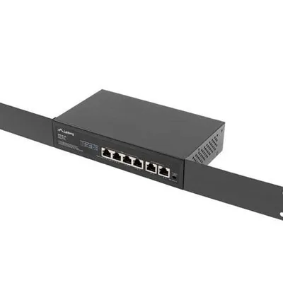 LANBERG SWITCH POE+ RACK 10"/19" (4X 100MB/S POE+, 2X 100MB/S) RSFE-4P-2FE-60