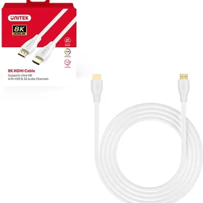 UNITEK KABEL HDMI 2.1 8K HDR BIAŁY 5M
