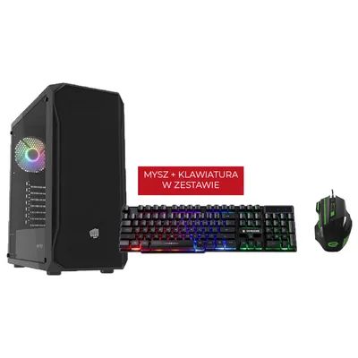 Komputer Pricemax DXL5 - Procesor AMD Ryzen 5 5500 | Pamięć 16GB | Dysk SSD 512GB | GeForce RTX 3050 6GB | Windows 11 | Mysz podświetlana Green + Klaw