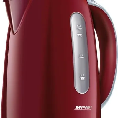 Czajnik bezprzewodowy MPM MCZ-85/B2 bordowy, poj. 17,L wymienny filtr, 2200 W