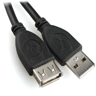 Kabel GEMBIRD CCP-USB2-AMAF-10 (USB 2.0 typu A F - USB 2.0 typu A M; 3m; kolor czarny)
