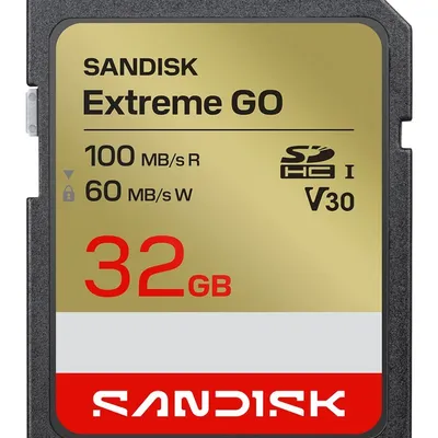 Sandisk Extreme Go SD UHS-I 32GB SD 100MB/s(R) / 60MB/s(W)