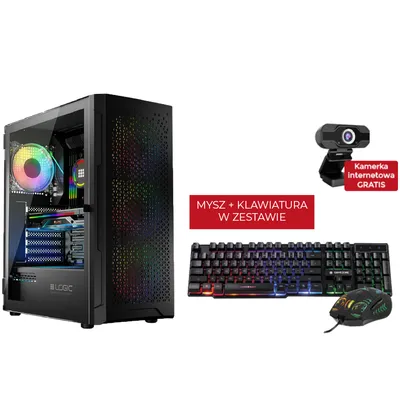 Komputer Pricemax DXL12 - Procesor AMD Ryzen 9 7900 | Pamięć 32GB | Dysk SSD 1TB | GeForce RTX 5070 12GB | Windows 11 | Mysz i Klawiatura GAMEZONE RGB