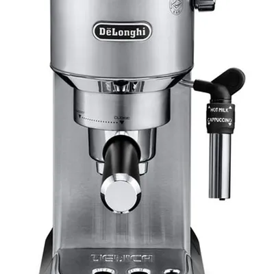 Ekspres kolbowy DeLonghi Dedica Style EC 685.M (1350W; kolor srebrny) (WYPRZEDAŻ)