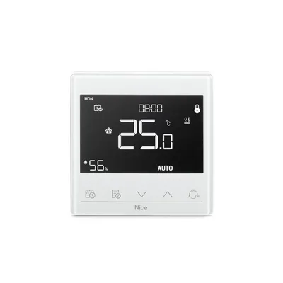 Termostat do sterowania ogrzewaniem podłogowym Nice Warm-Control White