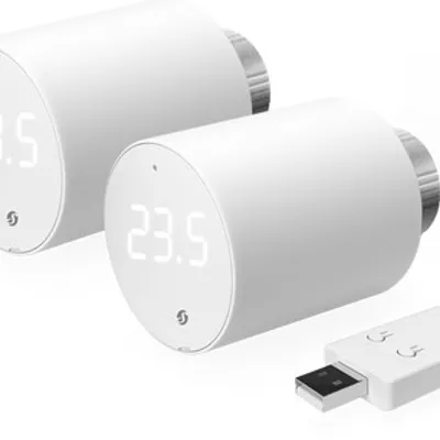 Inteligentna głowica termostatyczna Shelly TRV WiFi/Bluetooth, 2 sztuki