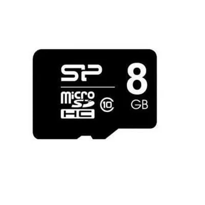 Karta pamięci Silicon Power microSDHC 8GB Class 10 + ADAPTER microSD-SD (SP008GBSTH010V10SP)