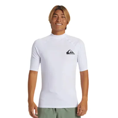 Koszulka krótki rękaw Quiksilver Everyday S/S Rashguard UPF 50 Surf Tee White