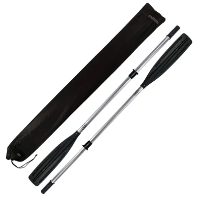 Aluminiowe Wiosło Szalupowe do łodzi John Paddle + manszeta + Pokrowiec (komplet - 2 sztuki)