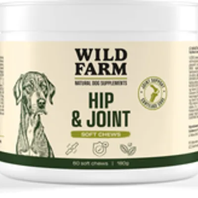 WILD FARM MIĘKKIE ŻUJKI – Hip & Joint 180g (60szt) Zdrowe stawy i sprawność ruchowa każdego dnia