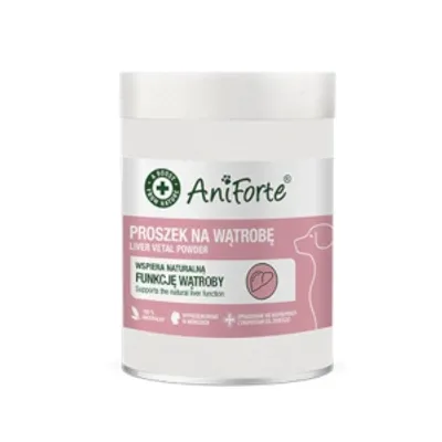 AniForte Proszek na wątrobę - suplementy dla psa 100g