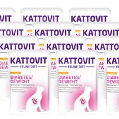 Kattovit Diabetes/Gewicht kurczak 12x85g saszetka