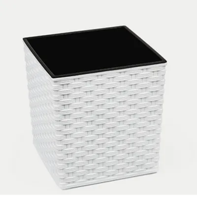 Donica JUKA 250x250 rattan - biały