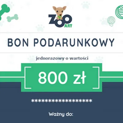 Bon podarunkowy 800zł