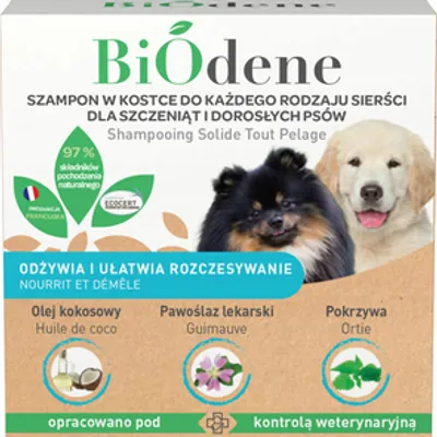 FRANCODEX PL Szampon BIODENE w kostce dla psów i szczeniąt 100 ml