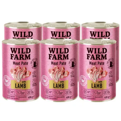 WILD FARM Pate with Lamb 6x400g - bezglutenowa karma dla kota