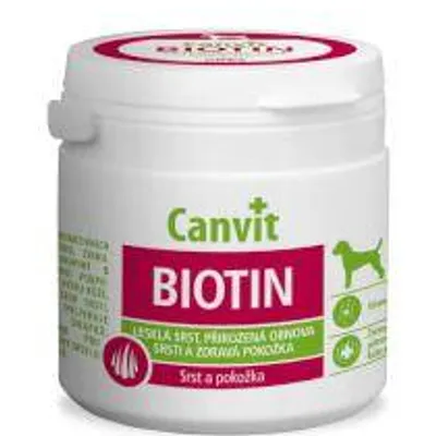 Canvit Biotin Preparat na zdrową i błyszczącą sierść w tabletkach dla psa 230g