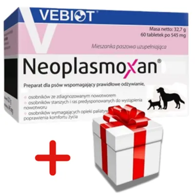 VEBIOT Neoplasmoxan 60 tabletek + NIESPODZIANKA DLA PSA GRATIS!!
