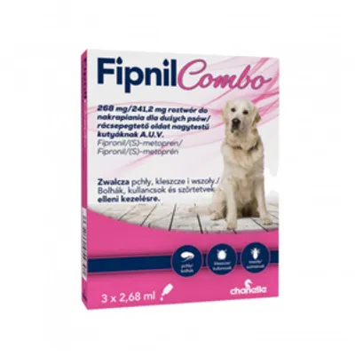 Fipnil Combo L Roztwór do nakrapiania dla dużych psów (20-40 kg) 3 pipety