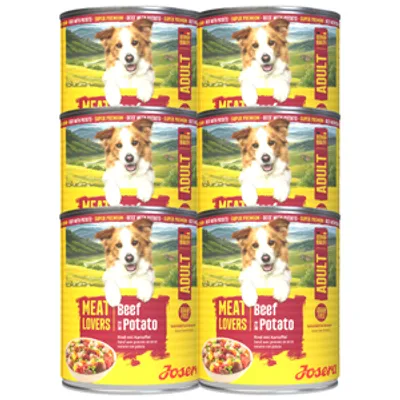 JOSERA Meatlovers Menu Wołowina z ziemniakami 6x800g