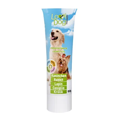 Lovi Dog Snack Creme Pate Rabbit - pasztet dla psa w tubce, z królikiem i witaminami 90g