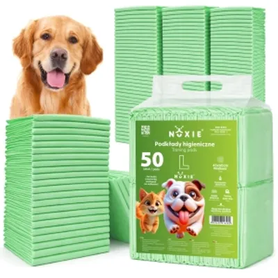 NUXIE® Podkłady higieniczne zielone L 50szt  45x60cm
