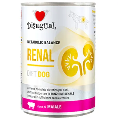 Disugual Karma mokra dla psa Weterynaryjna RENAL Wieprzowina (dorosły) 400g
