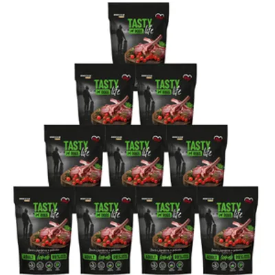 Tasty Dogs Life Danie z jagnięciną w galaretce 10x500g