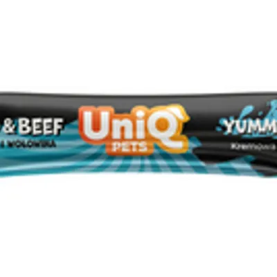 UNIQ PETS PURRCREAM pyszny sosik dla kota z dorszem i wołowiną 15g