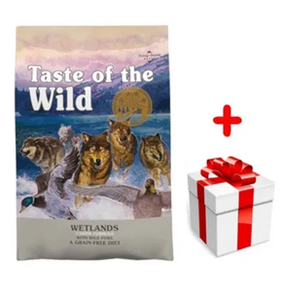 TASTE OF THE WILD Wetlands 12,2kg + niespodzianka dla psa GRATIS!