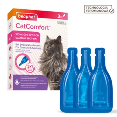 BEAPHAR -Feromony CatComfort dla kota Spray 3x0,55 ML
