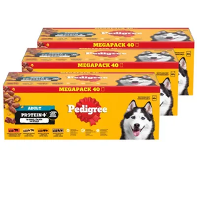PEDIGREE Adult Protein+ mokra karma dla psa w galaretce 120x85 g