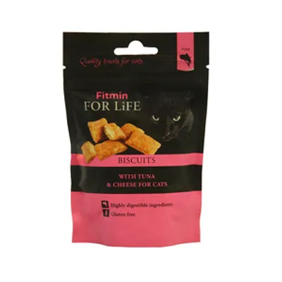 FITMIN FOL LIFE CAT Biscuits tuna& cheese 50g