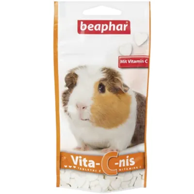 Beaphar VITA-C-NIS 50G - tabletki z witaminą C dla świnek morskich