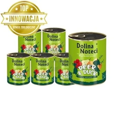DOLINA NOTECI PREMIUM SUPERFOOD jeleń i kaczka 6x800g