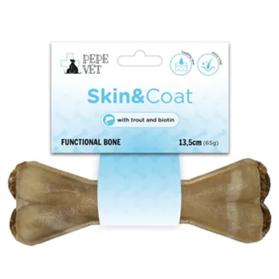 PEPE VET Kość funkcjonalna Skin&Coat (zdrowa sierść i skóra) 65g