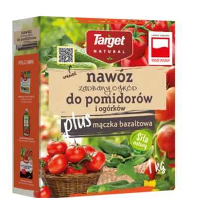 Nawóz Zadbany Ogród do pomidorów i ogórków plus mączka bazaltowa 1 Kg