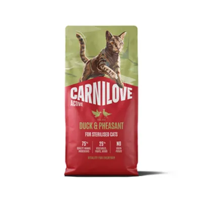 Carnilove Active Cat Duck & Pheasant for Sterilised Adult 6 kg
