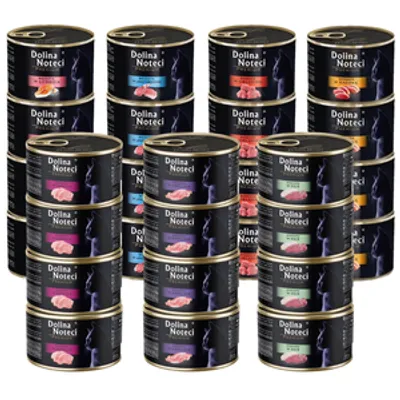 Dolina Noteci Premium  dla kota MIX SMAKÓW 28x185g