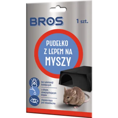 BROS - Pudełko z lepem na myszy (1szt.)