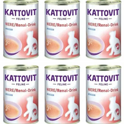 Kattovit Drink Niere/Renal kaczka 6x135ml puszka