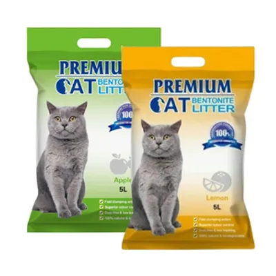 Premium Cat Żwirek Bentonitowy Zbrylający - Mix 2x5L