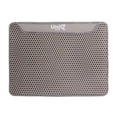 UNIQ PETS Wycieraczka pod kuwetę dla kota dwuwarstwowa szara 30x45 cm