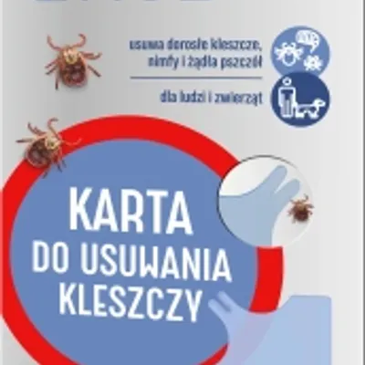 BROS Karta do usuwania kleszczy i żądeł