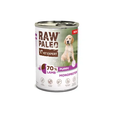 Vetexpert Raw Paleo Monoprotein Puppy Lamb 400g