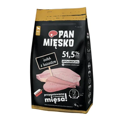 PAN MIĘSKO Indyk z bażantem S 9kg