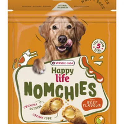 VERSELE LAGA Happy Life Snack NOMCHIES with CHEEKY CHEESE 150g - przysmak wspierający zdrowie stawów z algami i małżami