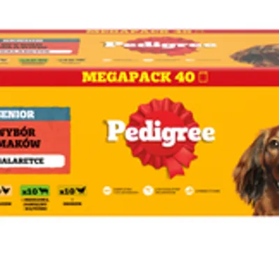 PEDIGREE Senior mokra karma dla psa galaretka saszetki 40x100